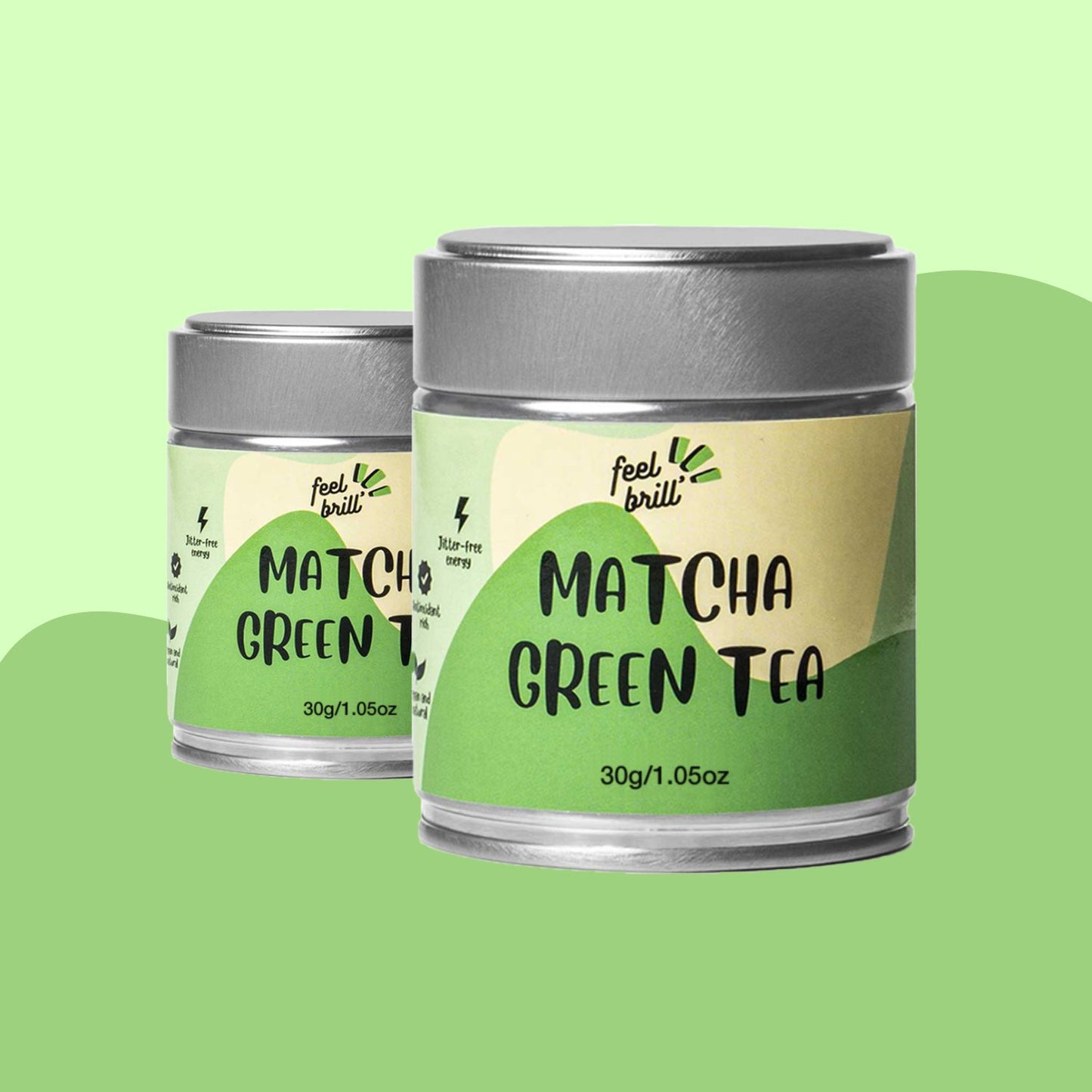 Kaks matcha rohelist teed