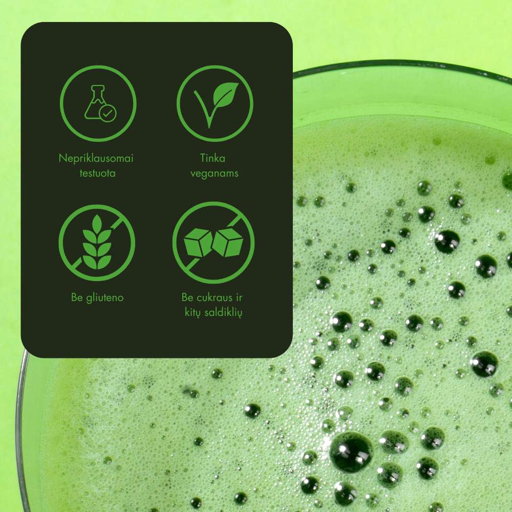 Matcha arbata su ciberžole