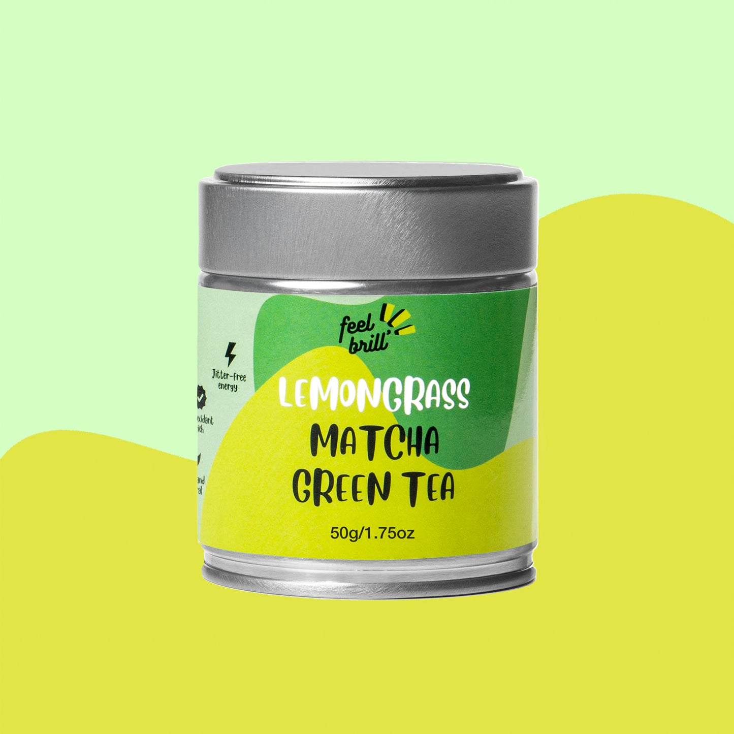 Matcha arbata su citrinzole - matcha with lemongrass - feel brill