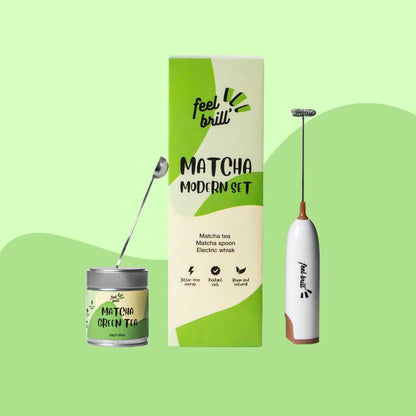 Modernus matcha arbatos rinkinys