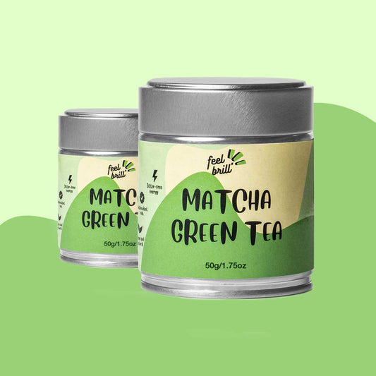Dvi matcha žaliosios arbatos